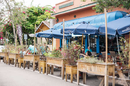 restaurant in cocoa village floridaのeditorial素材