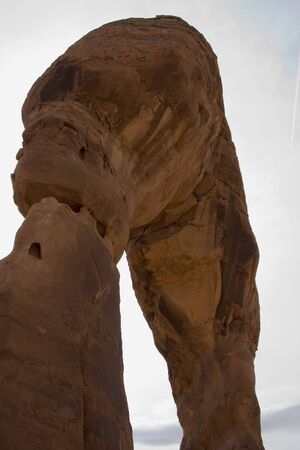 Top of Delicate Arch. Delicate Arch is in Arches National Park, Utah, USA