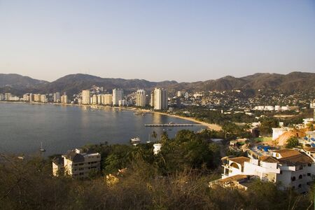 Acapulco at sunsetの写真素材