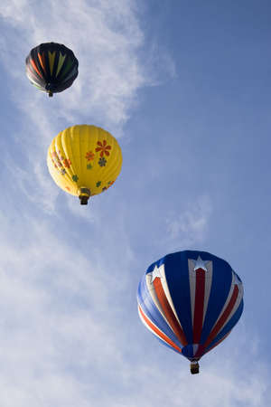 Hot air balloons at Provo Freedom Festival held July 2006の写真素材