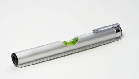 Pocket silver levelの写真素材