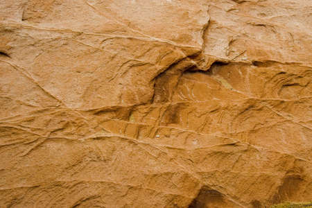 Lake Powell water and desert area in Glen Canyon National Recreation Area Utah