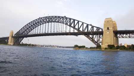 Sydney Harbor Bridge connecting North Sydney and Sydney in Australia