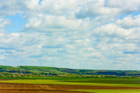 Rural landscape as a backgroundの写真素材