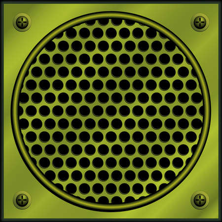 Metal plate with holesのイラスト素材