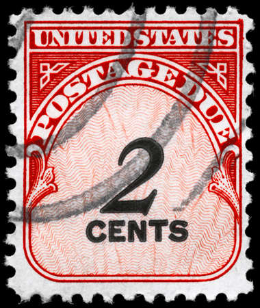 USA - CIRCA 1959: A Stamp printed in USA shows the Stamp with denomination 2c value, circa 1959