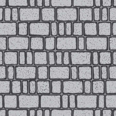 Seamless pattern of the pavestone coatingのイラスト素材
