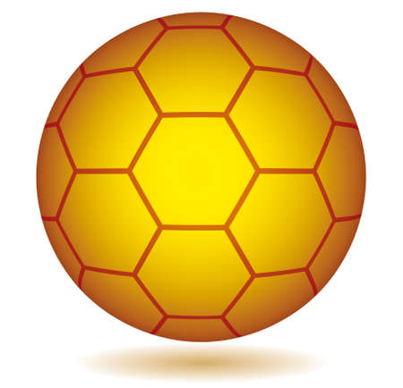 Ball icon on a white backgroundのイラスト素材