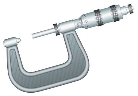 Illustration of the micrometer gauge