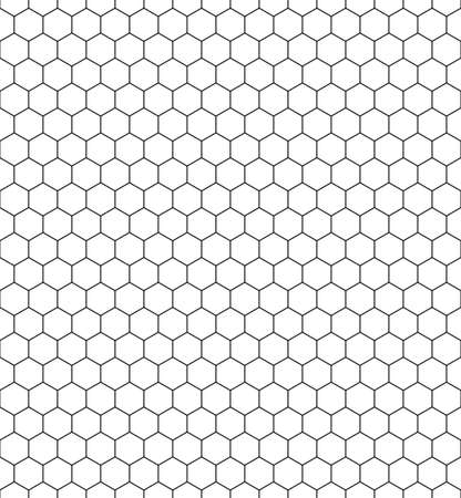 Seamless pattern of the hexagonal netのイラスト素材