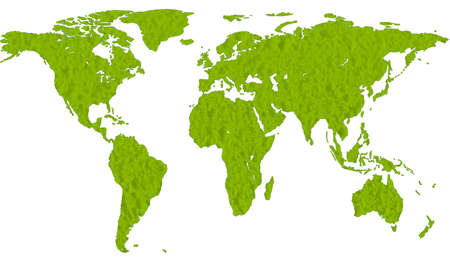 Abstract textured map of the world. Elements of this image furnished by NASA. Source of map:  http://visibleearth.nasa.gov/view.php?id=74518.のイラスト素材