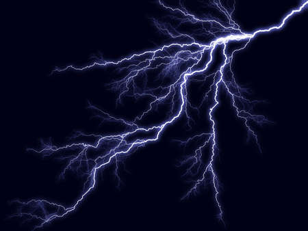 Abstract background with the lighting on dark sky