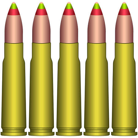 Illustration of the tracer cartridge clipのイラスト素材