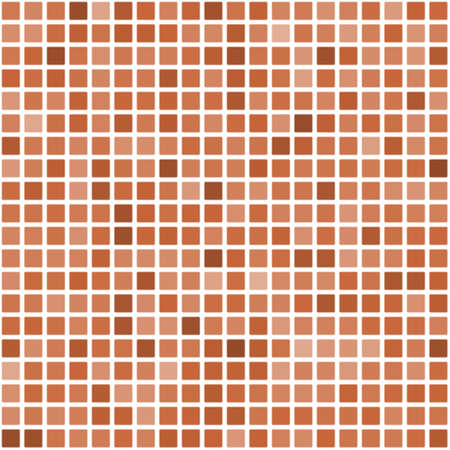 Seamless pattern of the abstract reddish squared tilesのイラスト素材