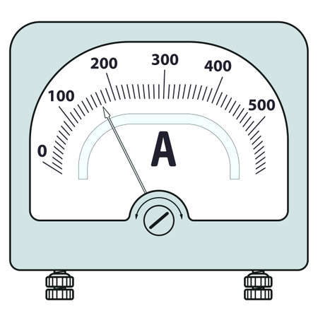 Illustration of the ammeter iconのイラスト素材