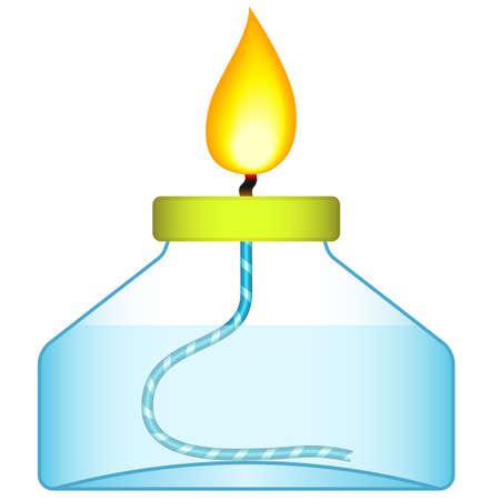 Illustration of the spirit lamp iconのイラスト素材