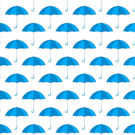 Seamless pattern of the umbrella iconsのイラスト素材