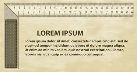 Illustration of the metal angle on vintage backgroundのイラスト素材