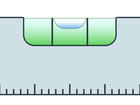 Illustration of the level tool iconのイラスト素材