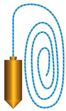 Illustration of the plumb tool iconのイラスト素材