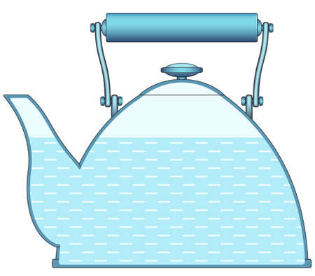 Illustration of the teapot iconのイラスト素材