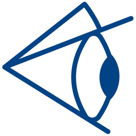 Illustration of the eye iconのイラスト素材