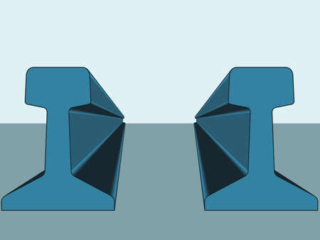 Illustration of the concept railway iconのイラスト素材