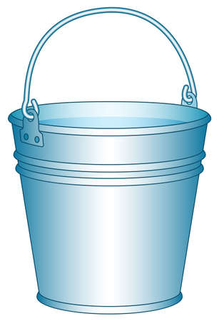 Illustration of the bucket iconのイラスト素材