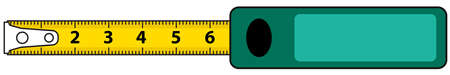 Illustration of the tape measure iconのイラスト素材