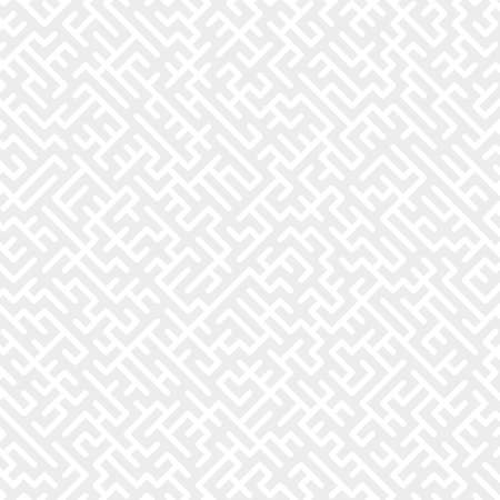 Illustration of the abstract white maze patternのイラスト素材