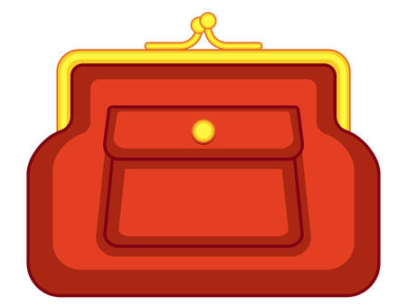 Illustration of the change purse iconのイラスト素材