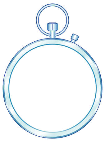 Illustration of the concept stopwatch iconのイラスト素材