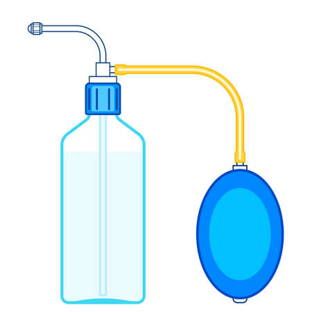 Illustration of the sprayer with bulbのイラスト素材