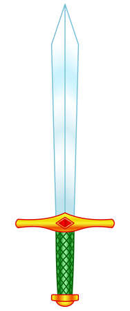 Illustration of the sword cold steelのイラスト素材