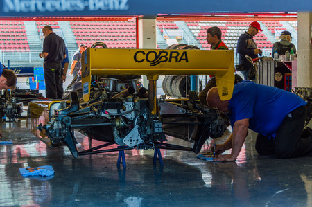 FIA Masters historic formula one championship in Circuit de Barcelona, ??â のeditorial素材
