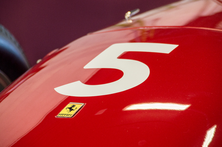 Ferrari 246 Dino 0007 in Circuit de Barcelona, ??Catalonia, Spain.のeditorial素材