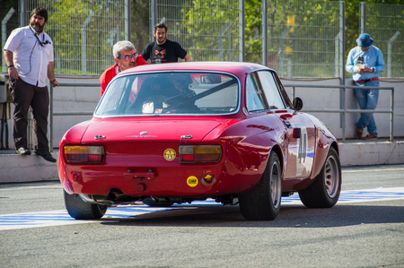 Alfa Romeo GTAM in Circuit of Barcelona, ??Catalonia, Spain.のeditorial素材