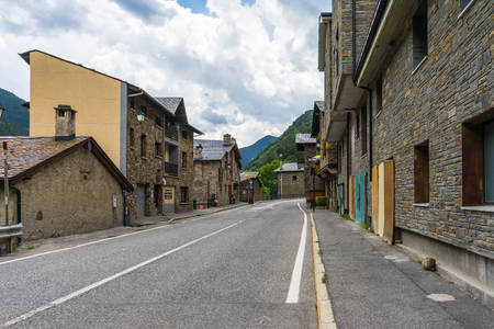 Photo of Sant Sernide Llorts, old village in Andorra.の写真素材