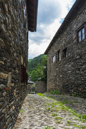 Photo of Sant Sernide Llorts, old village in Andorra.の写真素材