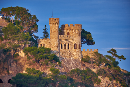 Photo of Lloret de Mar in Costa Brava, Catalonia.の写真素材