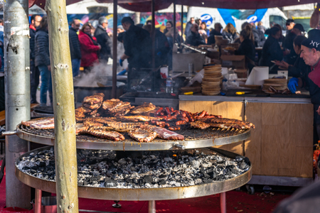 FEBRUARY 2019: Candelera fair in Molins de Rei, Catalonia, Spain.のeditorial素材