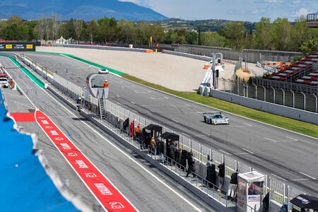 Classic endurance racing group C in montjuic spirit Barcelona circuit car show.のeditorial素材