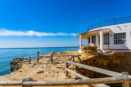 Village of Roc de Sant Gaieta in Tarragona, Catalonia, Spain.の写真素材