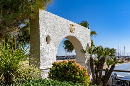 Village of Roc de Sant Gaieta in Tarragona, Catalonia, Spain.の写真素材