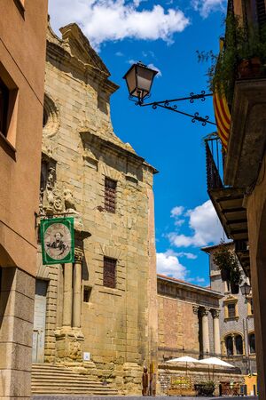 Vic Village in Catalonia (Spain)の写真素材