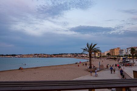 Landscape of La Escala in Costa Brava, Catalonia, Spain