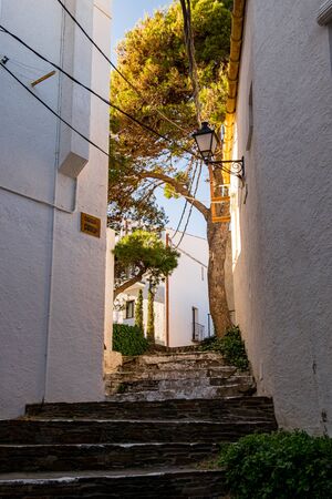 Cadaques on Costa Brava, Catalonia, Spainの写真素材
