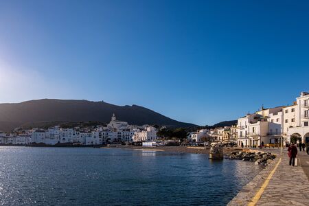 Cadaques on Costa Brava, Catalonia, Spainの写真素材