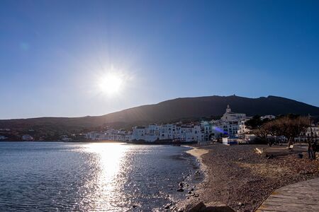 Cadaques on Costa Brava, Catalonia, Spainの写真素材