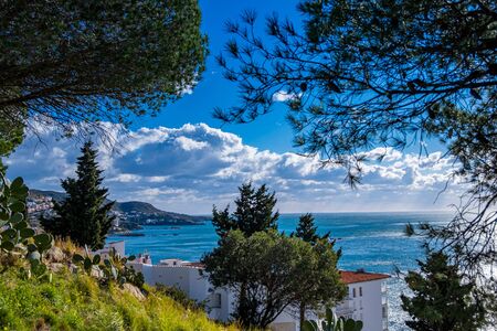 Roses on Costa Brava, Catalonia, Spainの写真素材